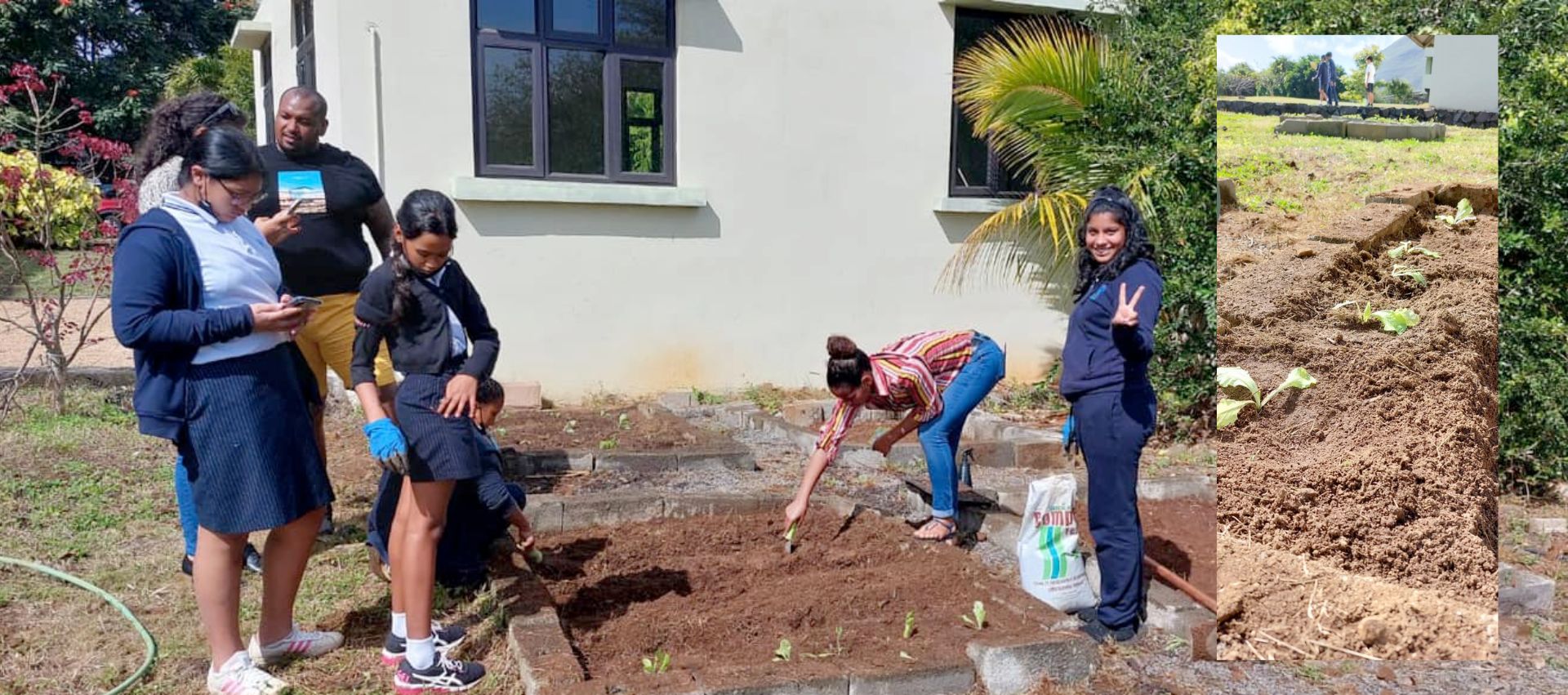 Eco Planting Day organised by Mr Benjamin Li.